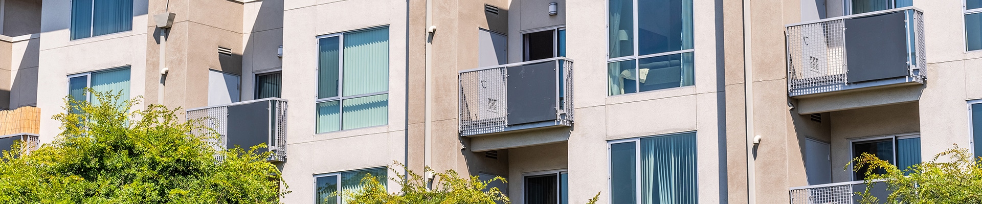 Minimalist Apartment Building Property Management with Simple Decor